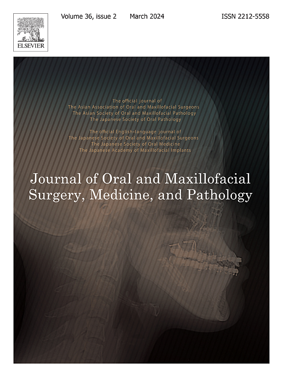Go to journal home page - Journal of Oral and Maxillofacial Surgery, Medicine, and Pathology